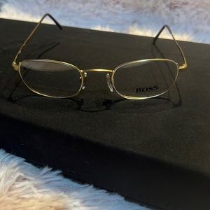 Boss frames glasses.
